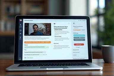 Screenshot of online journalism course interface